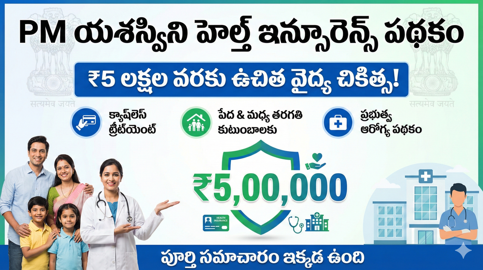 PM Yashaswini Health Insureness Scheme