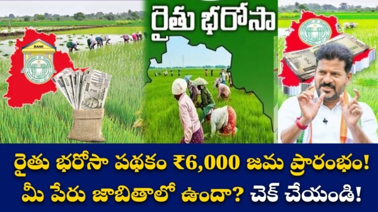 Rythu Bharosa Amount