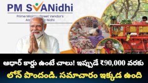 PM Swanidhi Loan Scheme