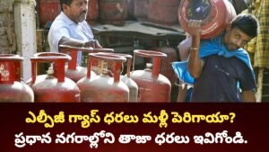 LPG Cylinder Price Update